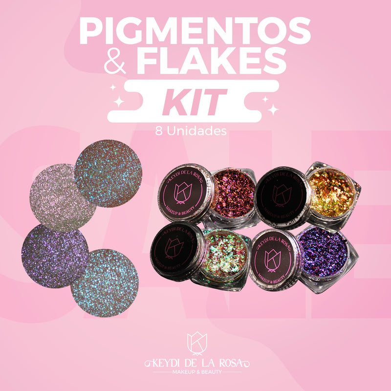 Flakes & Pigmentos Kit x 8